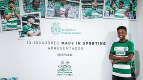 Sporting assina contrato de formação com médio dos juvenis