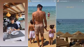 Descanso antes do regresso ao trabalho: folga no Sporting foi passada na praia e com as famílias