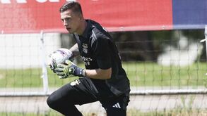«Adoro este ritmo e ambiente»: Trubin satisfeito com pré-temporada no Benfica