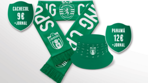 Sporting campeão: adquira cachecol e panamá autografado com o seu Record