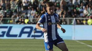 Francisco Conceição e Vítor Bruno juntos no treino desta quinta-feira