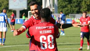 Tyler Keating foi a cara nova na vitória da UD Oliveirense contra o FC Porto B