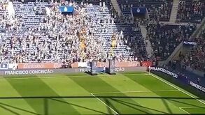 Francisco Conceição dos mais aplaudidos na apresentação dos jogadores do FC Porto