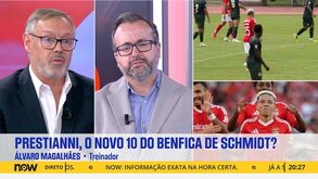 Álvaro Magalhães: «Vai ser muito difícil Prestianni sair da equipa titular do Benfica»