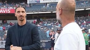 Assim foi o reencontro entre Guardiola e Ibrahimovic depois do choque no Barcelona