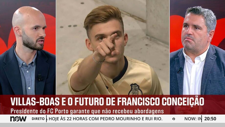 Jornalista de Record em declarações no programa 'Record na Hora' no Now