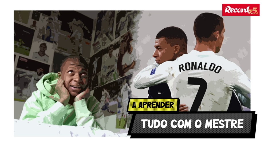 Desde miúdo que o gaulês tenta imitar CR7