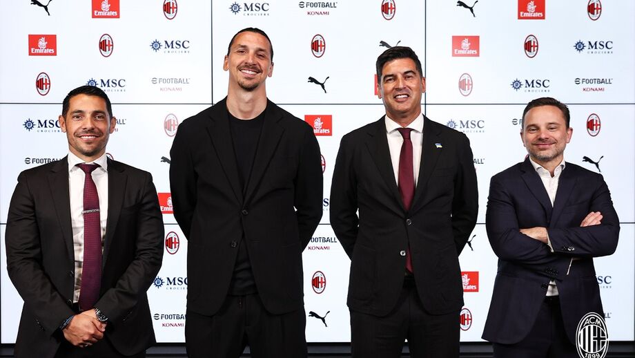 Paulo Fonseca na apresentação como treinador do Milan no início da época 2024/25