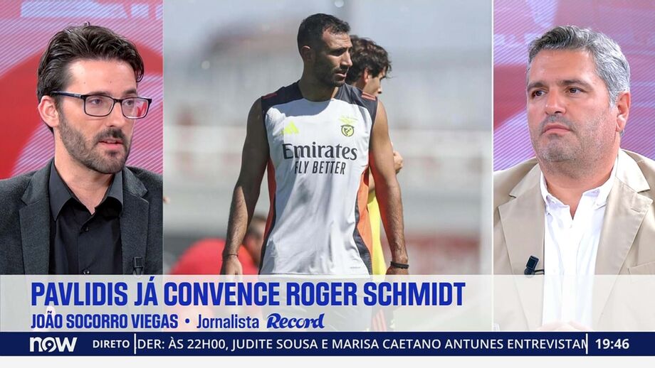 Editor de Record em declarações no programa 'Record na Hora' no Now