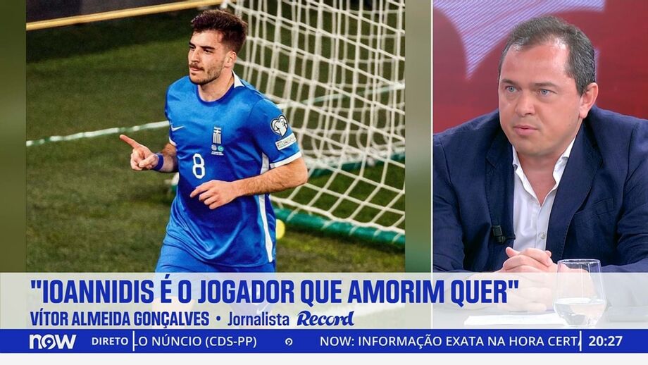 Vítor Almeida Gonçalves, editor de Record, faz ponto de situação sobre jogador do Panathinaikos
