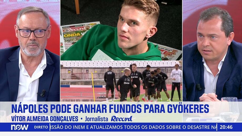 Vítor Almeida Gonçalves, editor de Record, em declarações no programa 'Record na Hora' no Now