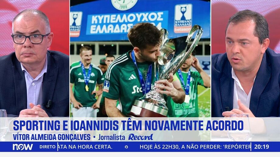 Vítor Almeida Gonçalves, editor de Record, em declarações no programa 'Record na Hora' no Now