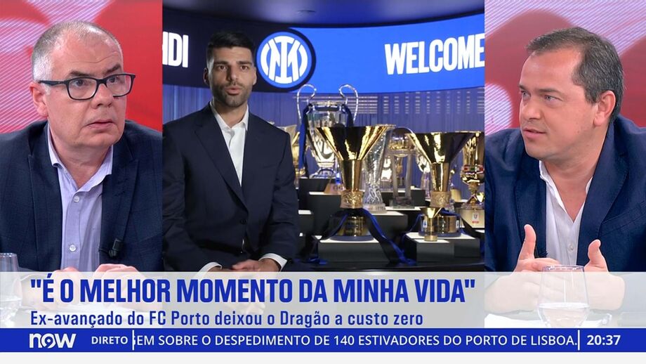 Vítor Almeida Gonçalves, editor de Record, em declarações no programa 'Record na Hora' no Now