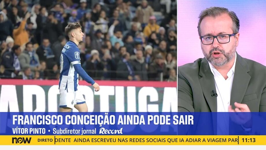 Vítor Pinto, subdiretor de Record, em declarações no Now
