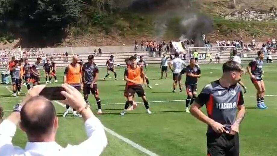 Para dar apoio à equipa