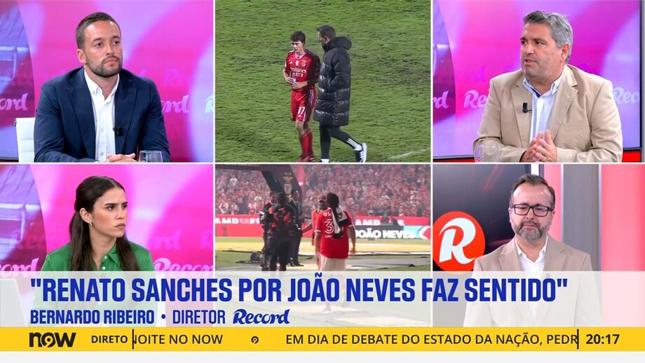 Diretor de Record em declarações no programa 'Record na Hora' no Now