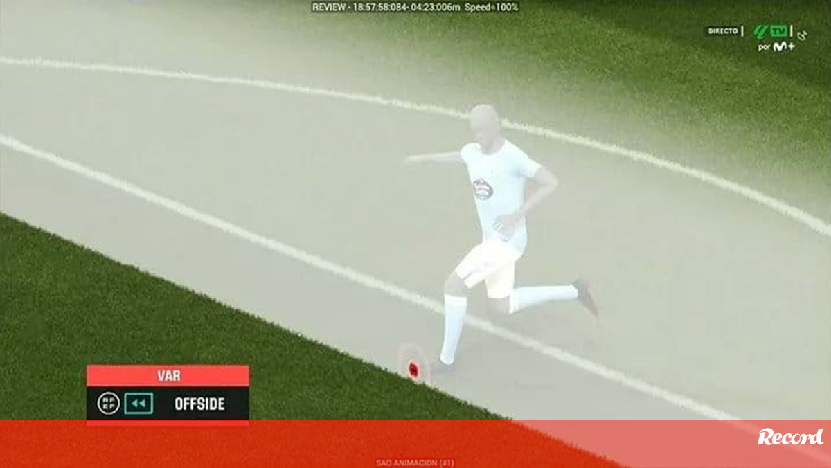 Polémica em Espanha por causa de golo anulado pelo sistema de fora de jogo semi-automático