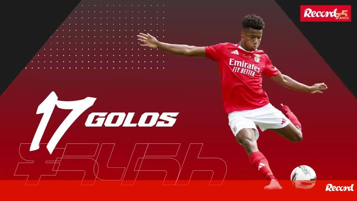 David Neres prepara adeus ao Benfica: os números do extremo de águia ao peito