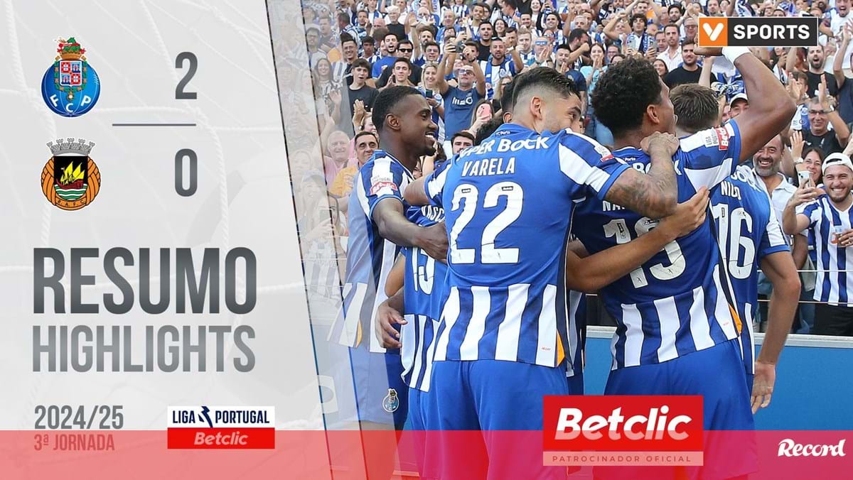 O resumo do FC Porto-Rio Ave: golos, casos e outros lances