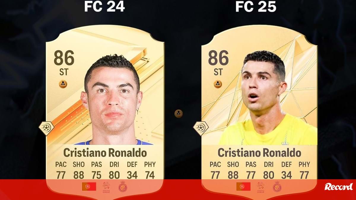 Sempre a subir: Ronaldo melhora registo no EA FC25