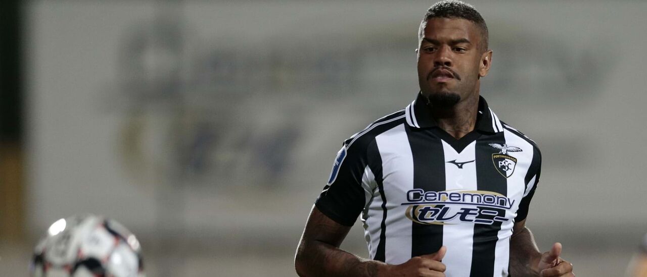 Júnior Tavares quando representava o Portimonense