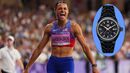 Sydney McLaughlin-Levrone - Tag Heuer Link Ceramic with Diamonds 32mm, 5.14 mil euros