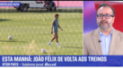 Vítor Pinto: «Afinal, João Félix já não está com moléstias...»