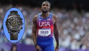 Noah Lyles - Omega Speedmaster Apollo 8 'Dark Side of the Moon' Black Ceramic, 13 mil euros