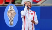 Zheng Qinwen - Rolex Lady-Datejust Everose Gold & Steel with diamonds 28mm, 15.6 mil euros