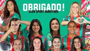 Marítimo anuncia saída de 10 jogadoras