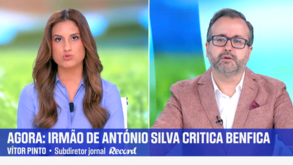 Vítor Pinto e as críticas do irmão de António Silva: «Este recado é mesmo para o João Neves?»