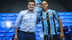 Braithwaite apresentado no Grémio: «Golos são alimento e estou cheio de fome»