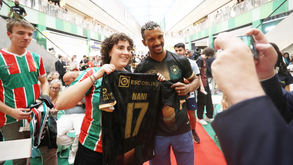 Nani apresentado em centro comercial na Amadora: «Sempre quis voltar a casa»