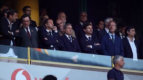 Supertaça: Frederico Varandas e Villas-Boas juntos na tribuna 