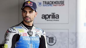 Miguel Oliveira lamenta problemas com controlo de tração da sua Aprilia: «Fiquei ali preso com a eletrónica...»