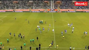 Festejos dos jogadores do FC Porto e protestos do Sporting com a equipa de arbitragem após apito final 