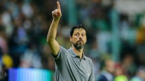 Vítor Bruno deu o palco aos jogadores durante a cerimónia
