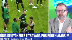 Fúria de Gyökeres travada por Amorim: «Entende que deu tudo mas mais alguém na equipa não deu»