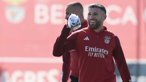 Otamendi de regresso e integrado no treino do Benfica