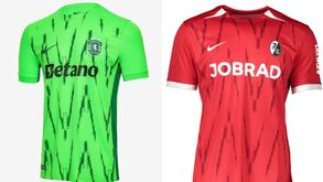 Depois da principal... a 'verve': nova camisola do Sporting é semelhante à vermelha do Friburgo