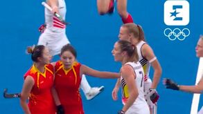 Chinesa atirou bola contra belga... e gerou-se o caos