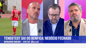 Bernardo Ribeiro e a saída de Tengstedt: «Passou um bocadinho no Benfica por engano»