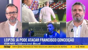 Vítor Pinto: «Não se vê  no horizonte uma proposta do Leipzig por Francisco Conceição»