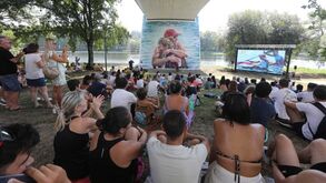 Ponte de Lima uniu-se para assistir à prova de Fernando Pimenta em ecrã gigante