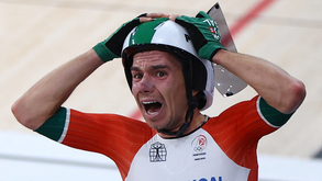 Iúri Leitão e Rui Oliveira incrédulos após conquistarem o ouro para Portugal em Paris'2024