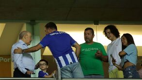 As imagens de Pinto da Costa no regresso ao Estádio do Dragão