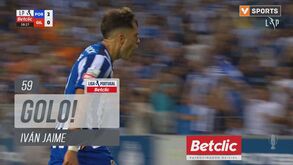 Foi desta forma que Iván Jaime aumentou a vantagem do FC Porto frente ao Gil Vicente