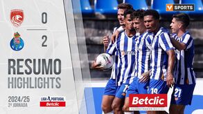 O resumo do Santa Clara-FC Porto: golos, casos e outros lances