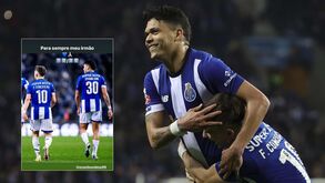 Francisco Conceição regressa às redes sociais para... despedir-se de Evanilson