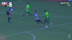 Nacional-Sporting: Quenda conquistou penálti nesta jogada e Gyökeres concretizou
